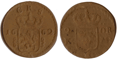 Karl XI, 2 �re KM, 1662