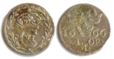 Karl XI, 1 �re, 1666
