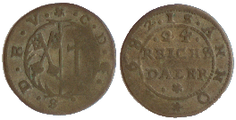 Karl XI, 1/24 Taler (Doppelschilling), 1682