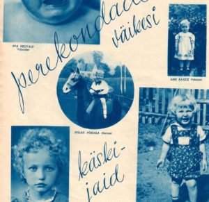 “Estonian child models from old magazines" at the Kalamaja Children’s Museum