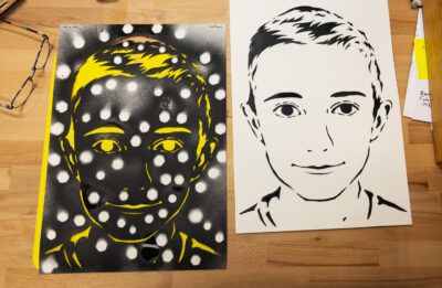 <b>5. novembril:<br>Von Bombi stencil-portree kursus Fotomuuseumis</b>