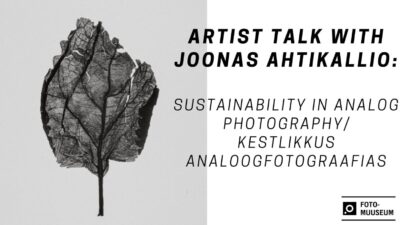 <b>Kohtumine Soome fotokunstniku Joonas Ahtikallioga 23.11.2023</b>