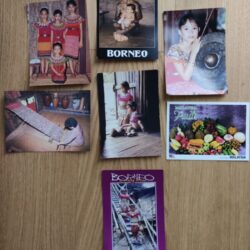 Postcards with notes from loved ones